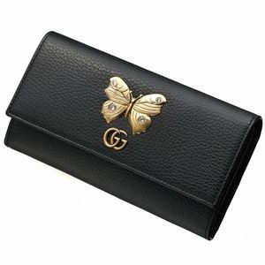 GUCCI Butterfly Bifold Wallet Black